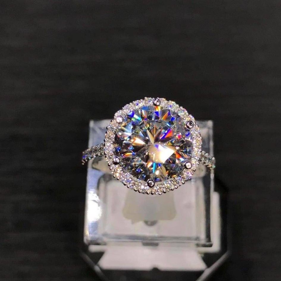 [HCM]Nhẫn nữ nhẫn bạch kim đính đá pha lê cao cấp, nhẫn bạc Ý, nhẫn xi kim mạ vàng trắng sang trọng Trang Sức Miga N088 - thiết kế đơn giản đeo đi tiệc đi chơi đi học siêu xinh CAM KẾT KHÔNG ĐEN 1 D9OI63 1 NẾU KHÔNG HÀI LÒNG