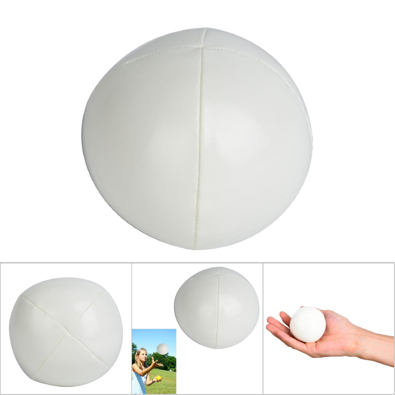 3 pcs PU Juggling Balls Clown Juggle Ball Set PU Leather Soft Smooth Props Fun Toys for Beginner&Professionals