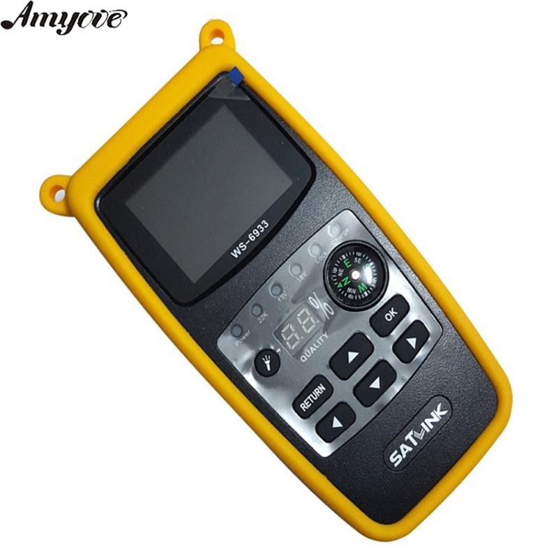 Satellite Finder Satlink Ws-6933 Digital Satfinder Dvb-s2 2.1-inch Lcd Screen Display Sat Meter Detector