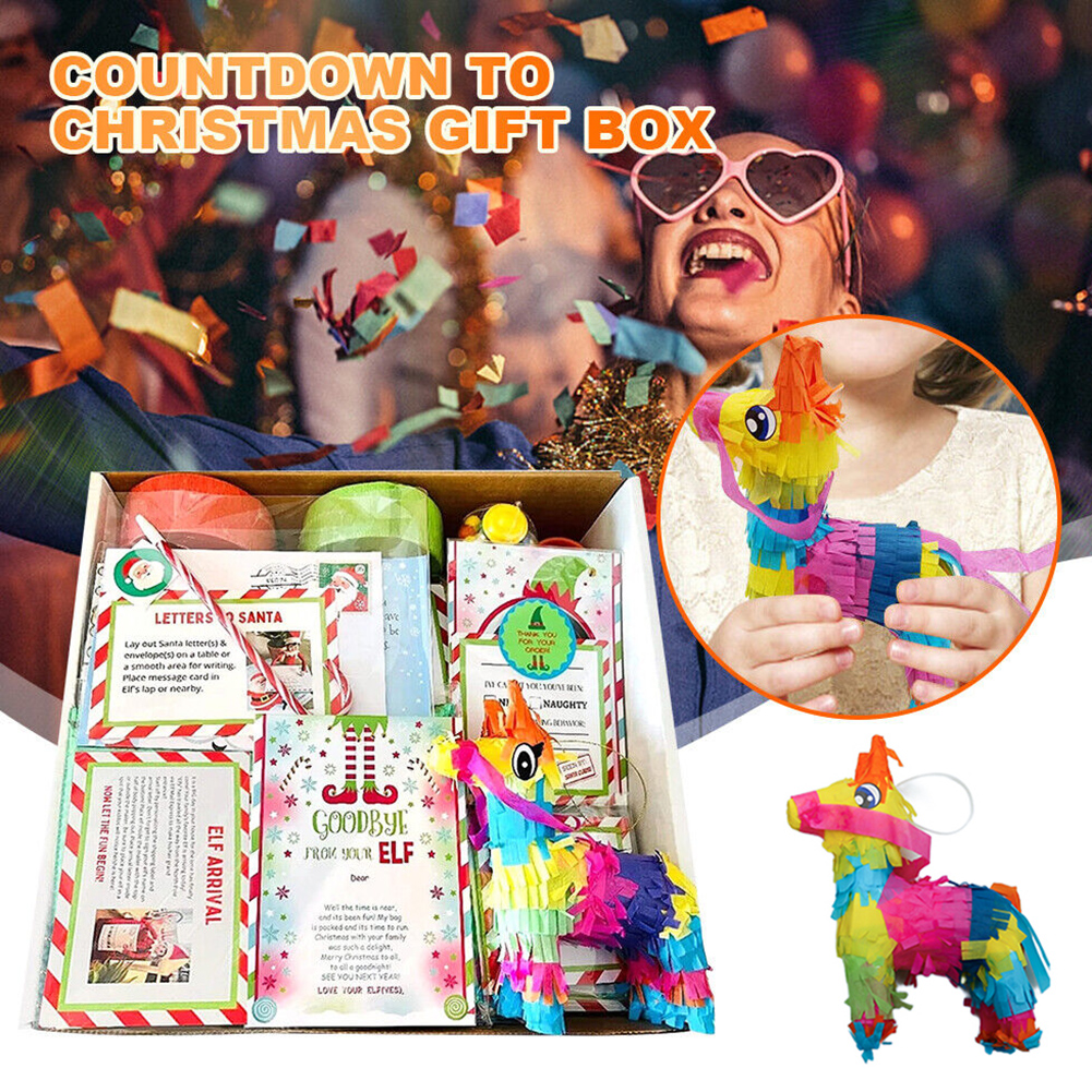 Fmp elf kit 12/24 days of christmas for kids amazing countdown toys gift box for boys girls friends