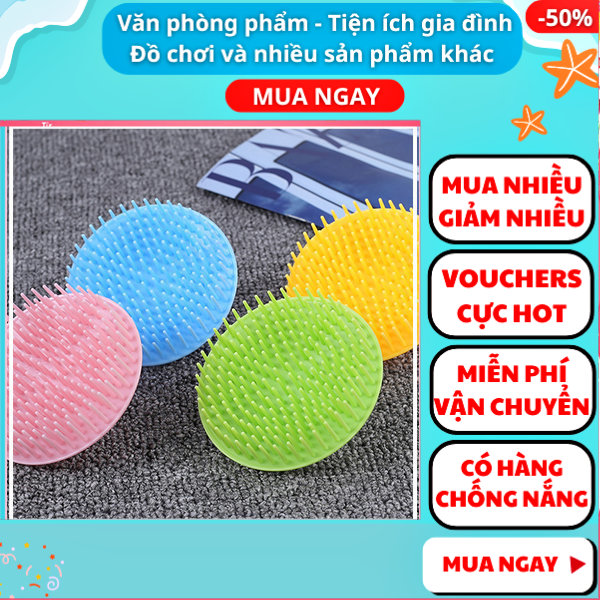 Dụng cụ gội massage đầu giá rẻ bằng nhựa dễ chịu và thoải mái ✔Nguyễn Thùy Store