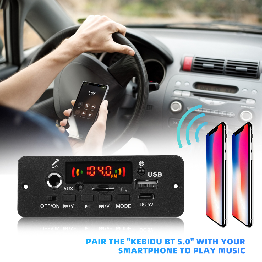 Mp3%20Decoder%20Board%2010w%20Amplifier%20Wireless%20Bluetooth%205.0%20Mp3%20Player%205v%20Car%20Fm%20Module%20Usb%20Tf%20For%20Music%20Subwoofer%20Speakers%20-%20Image%205
