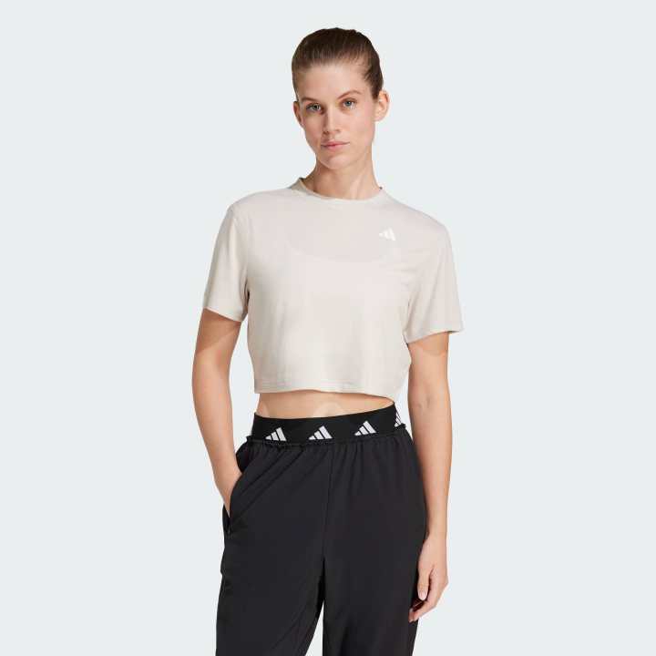 adidas Training Train Essentials Boxy Workout Tee Women…