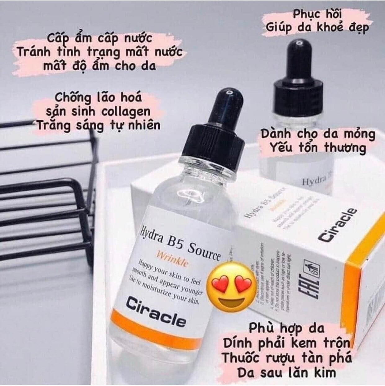 Tinh Chất Dưỡng Da Ciracle Hydra B5 Source Wrinkle (30ml)