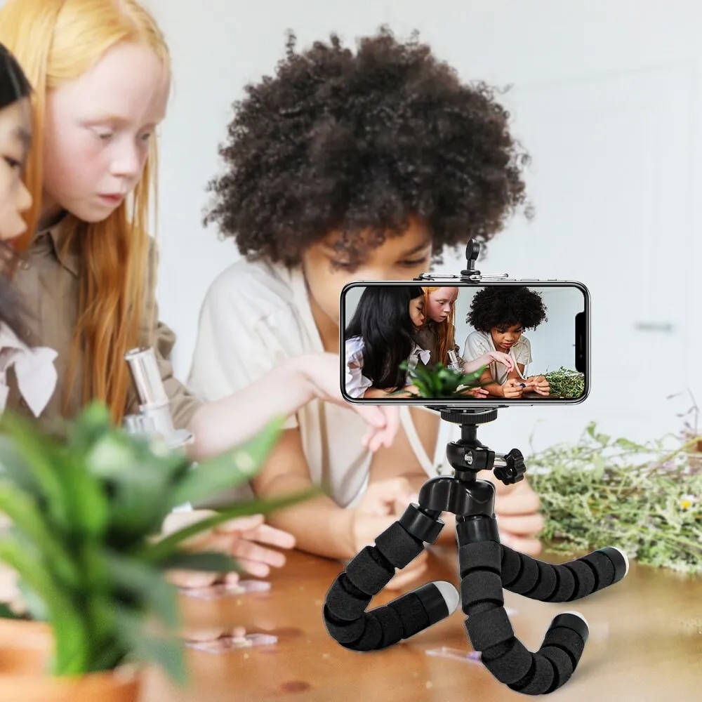 Sponge Tripod Octopus Bracket Universal Phone Sponge Tripod Octopus Sponge Mobile Phone Holder