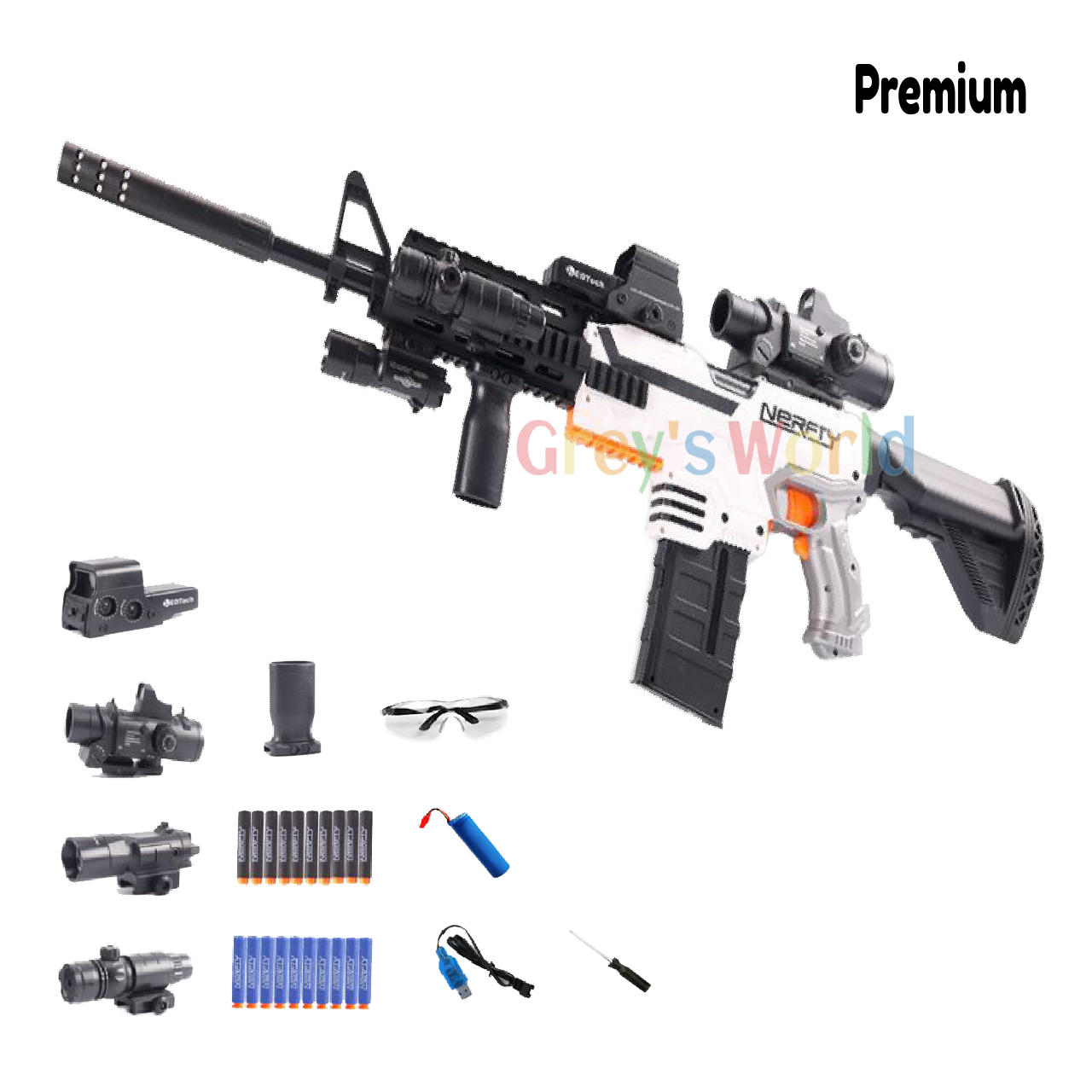 M416 Blaster Electric Nerf Rifle Machine Guntoy, 104cm length ...