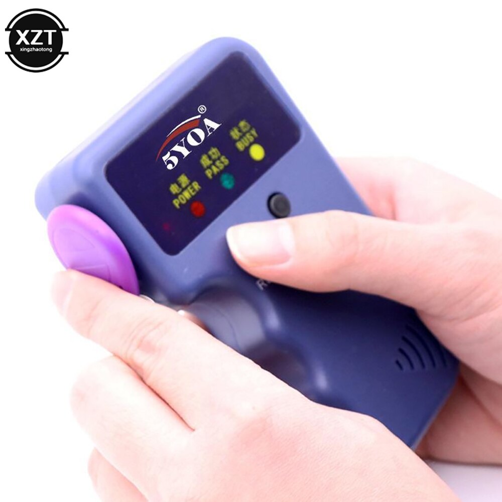 ；‘【。 RFID Copier Writer Duplicator Programmer Reader Handheld 125Khz EM4100 EM4305 T5577 Rewritable ID Keyfobs Tags Card