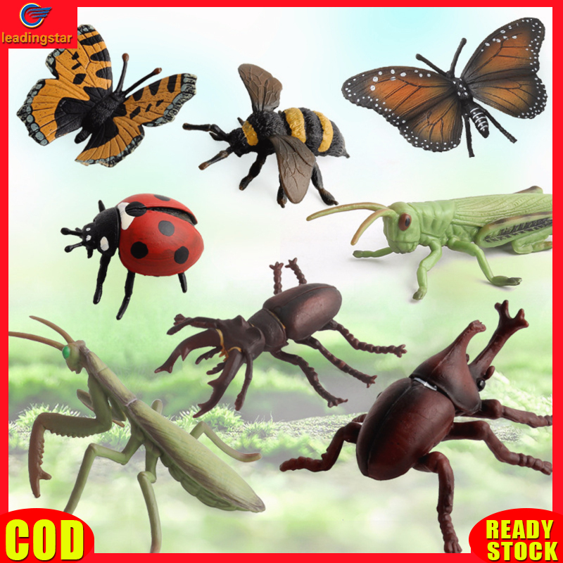 LeadingStar RC Authentic Simulation Insect Figurines Butterfly Grasshopper Lifelike Animal Model Action Figure Educational Toys For Children