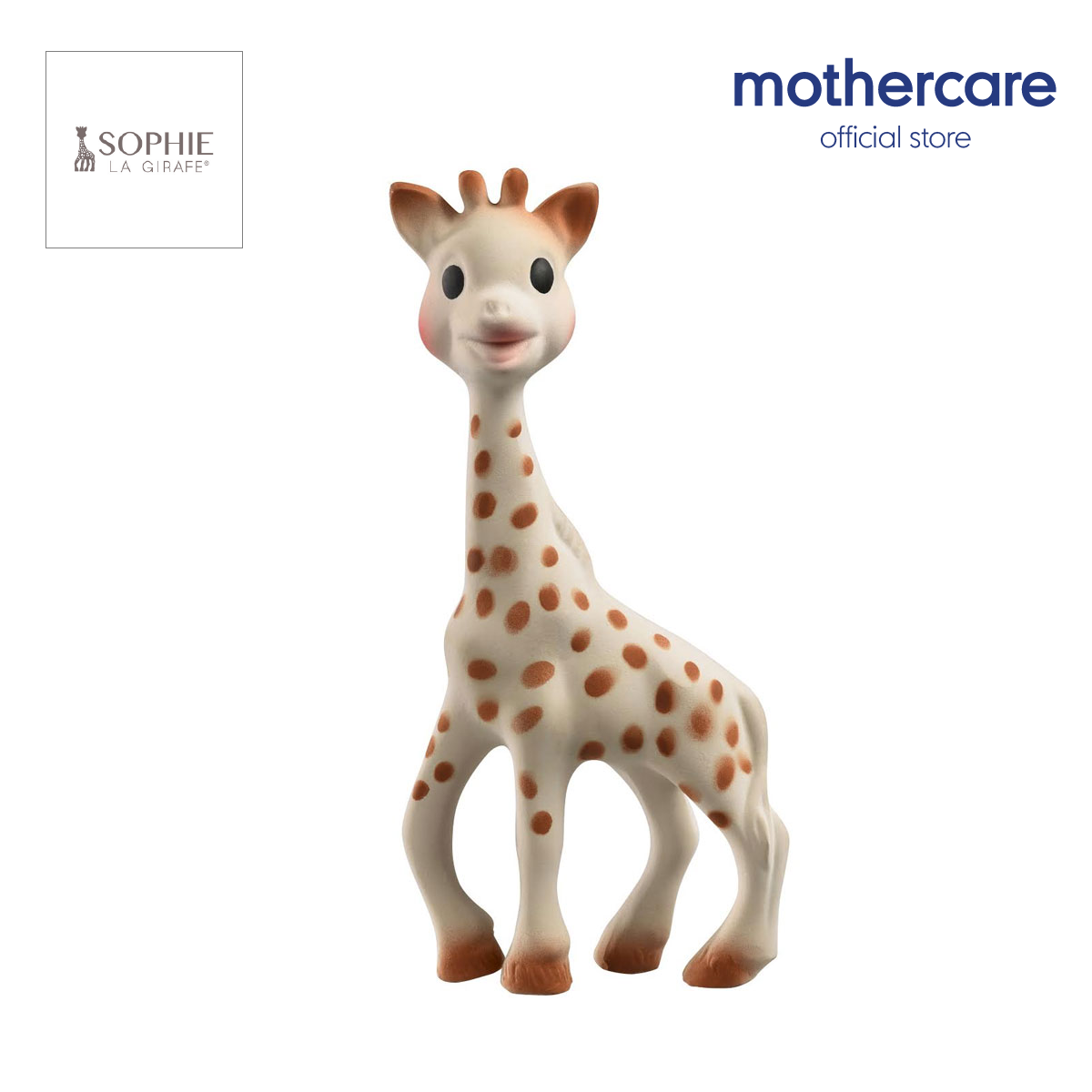 Giraffe Natural Rubber Teether 