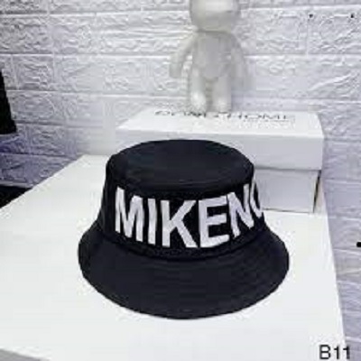 Mũ bucket đen in chữ KEN siêu chất