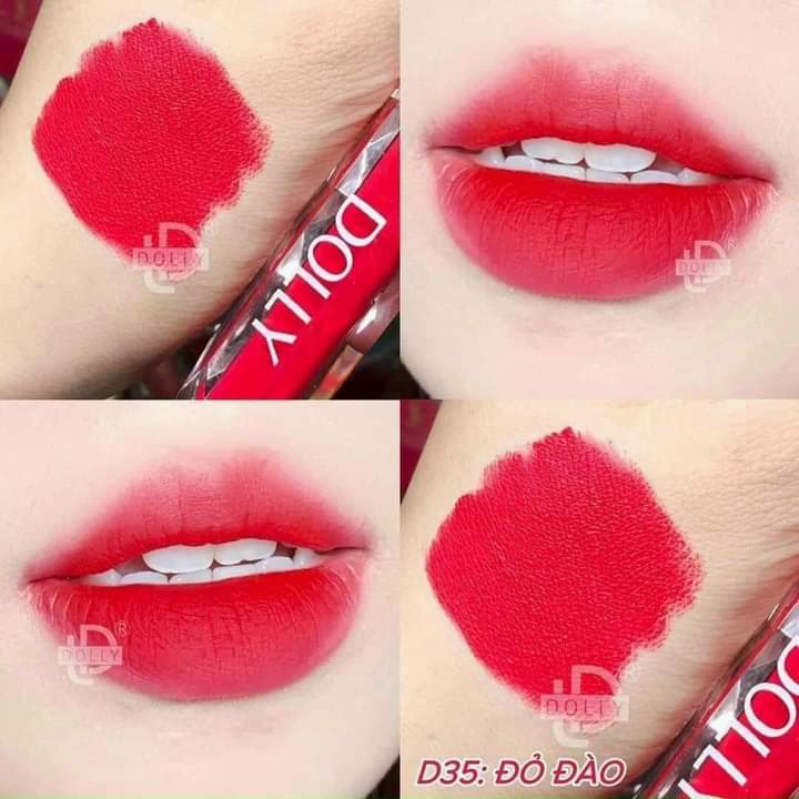 Son kem siêu lì Set 3 cây chính hãng Dolly ( lựa màu son tùy thích )