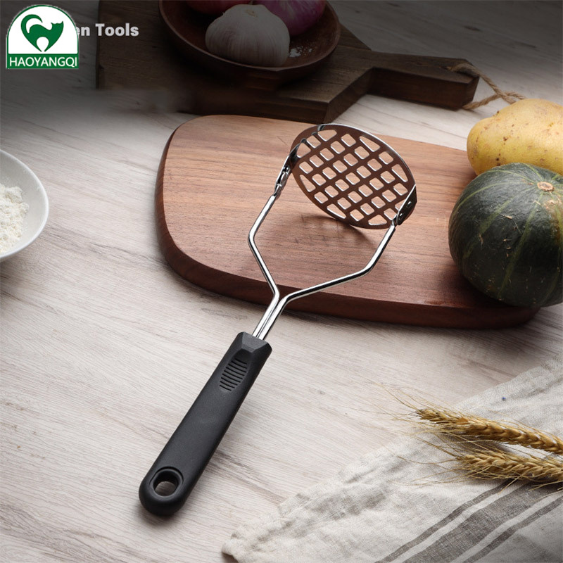 304 potato press stainless steel potato press manual tamper kitchen gadget potato press solid