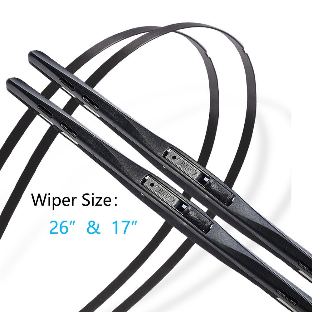 Cho Subaru Forester SJ 2014 2015 2016 2017 2018 phía trước phía sau thiết lập lưỡi gạt nước kính chắn gió kính chắn gió cửa sổ phụ kiện xe hơi 26 "17"