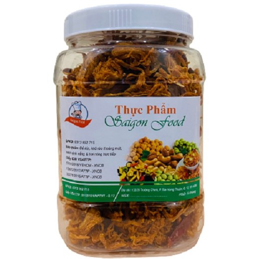 [HCM]500g KHÔ GÀ CHÁY TÓI