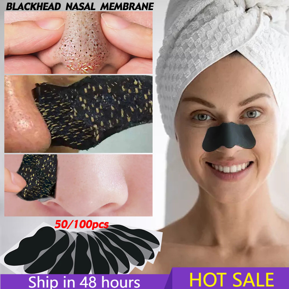 New 10-100pcs Unisex Blackhead Remove Mask Peel Nasal Strips Deep ...