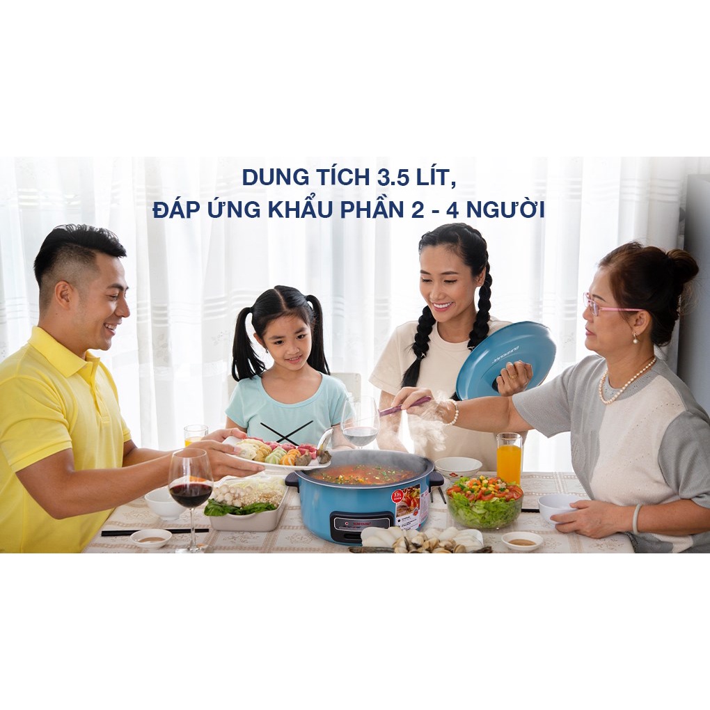 Nồi lẩu điện Sunhouse SHD4527 3.5 lít