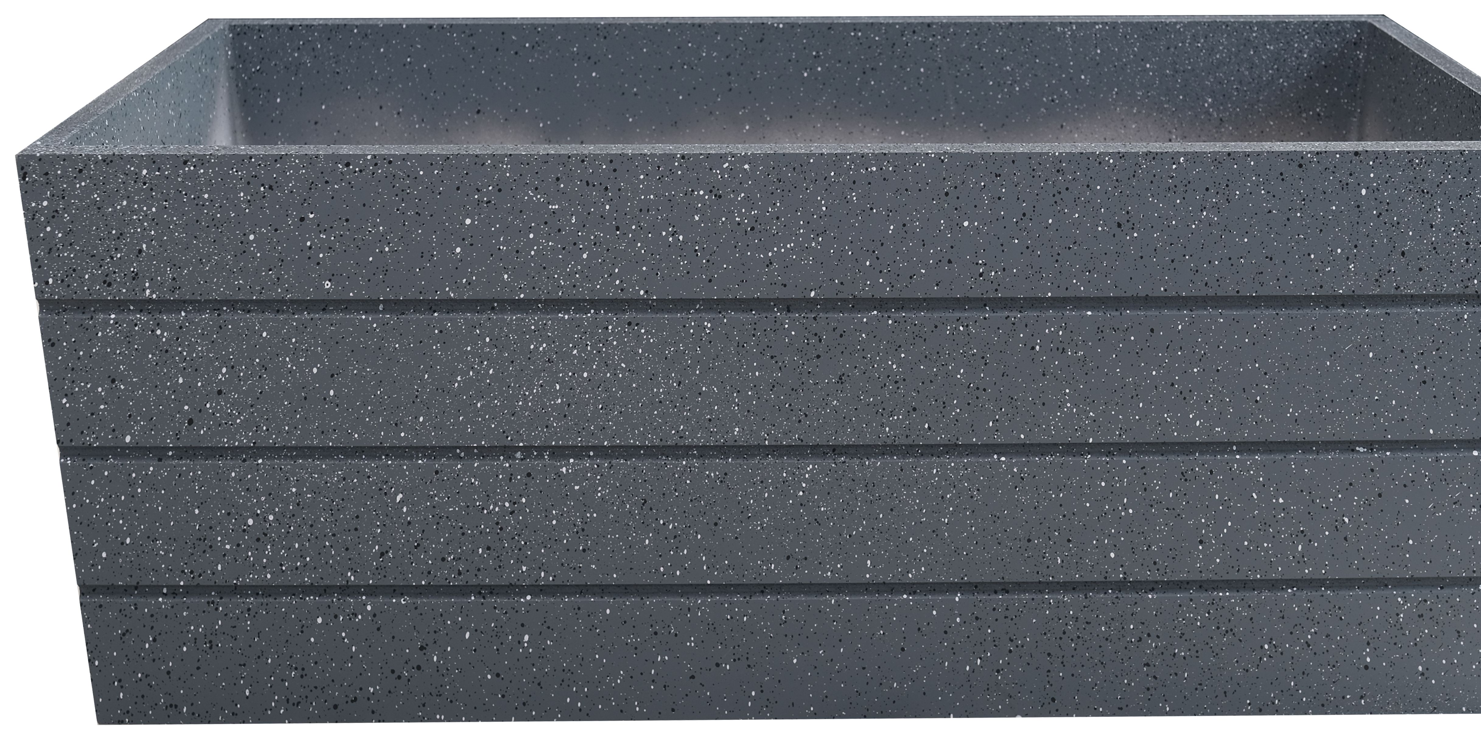 Chậu composite hình chữ nhật 50*20*25 ( màu giả đá) Home Việt