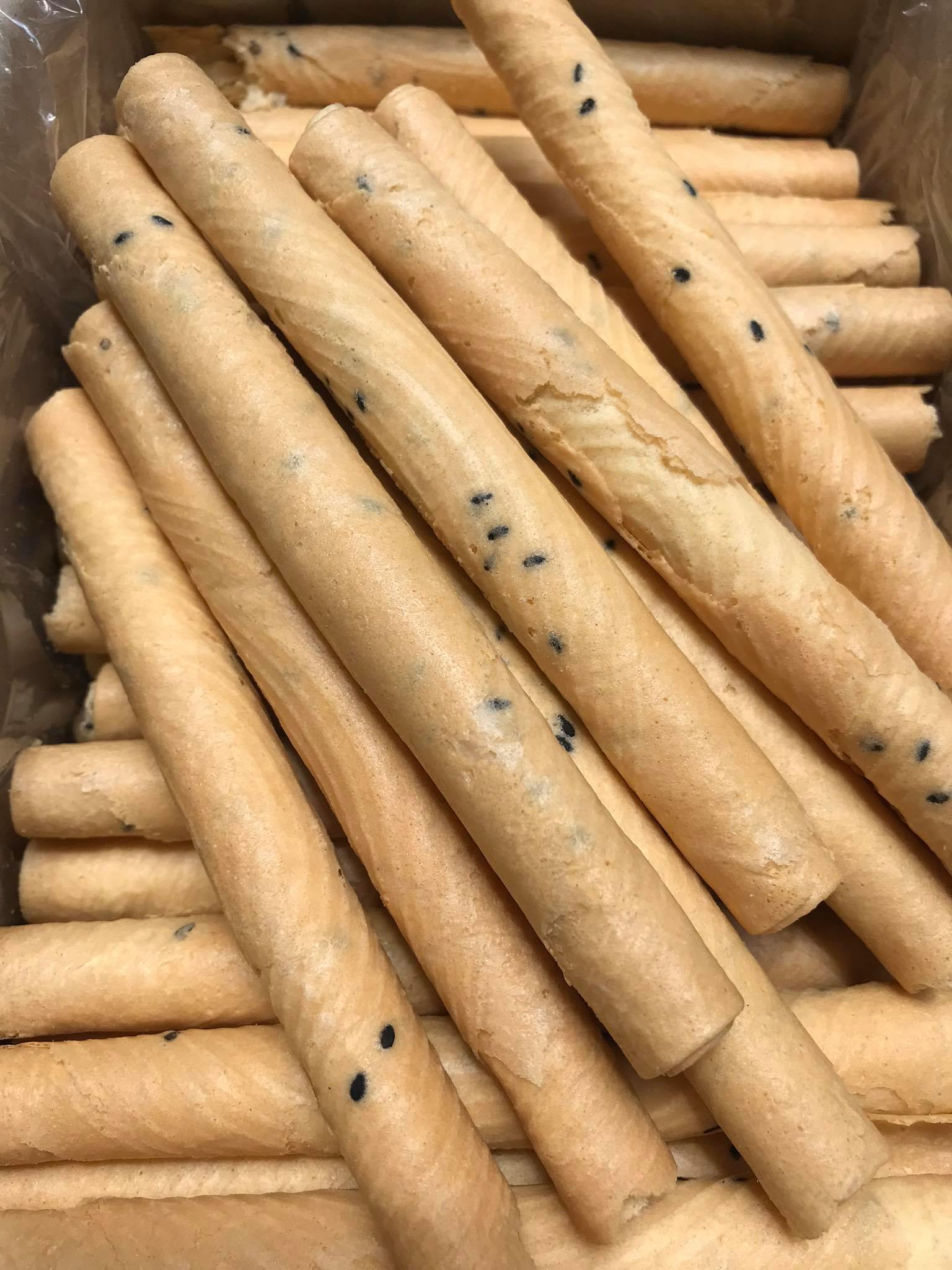 Bánh ống mè đặc biệt thơm ngon 1kg/ 500g/ 250g - bánh kẹo đồ ăn vặt