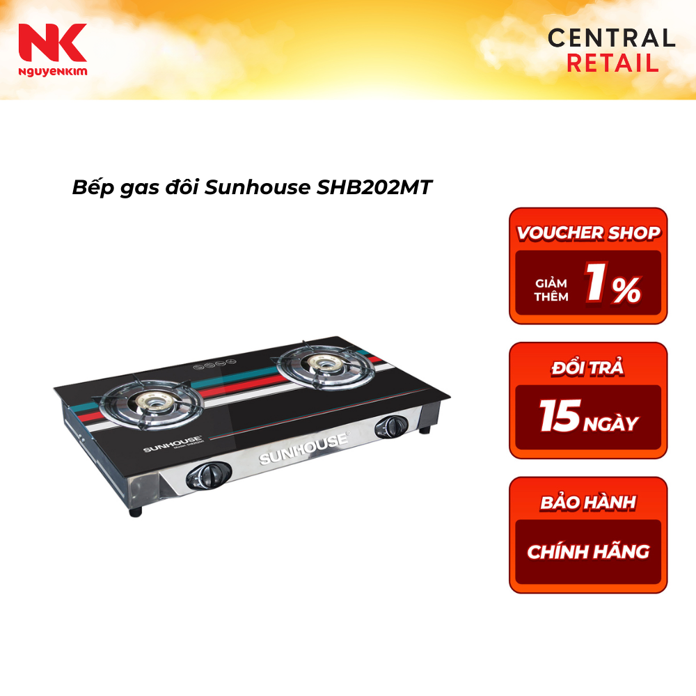 BẾP GAS SUNHOUSE SHB202MT