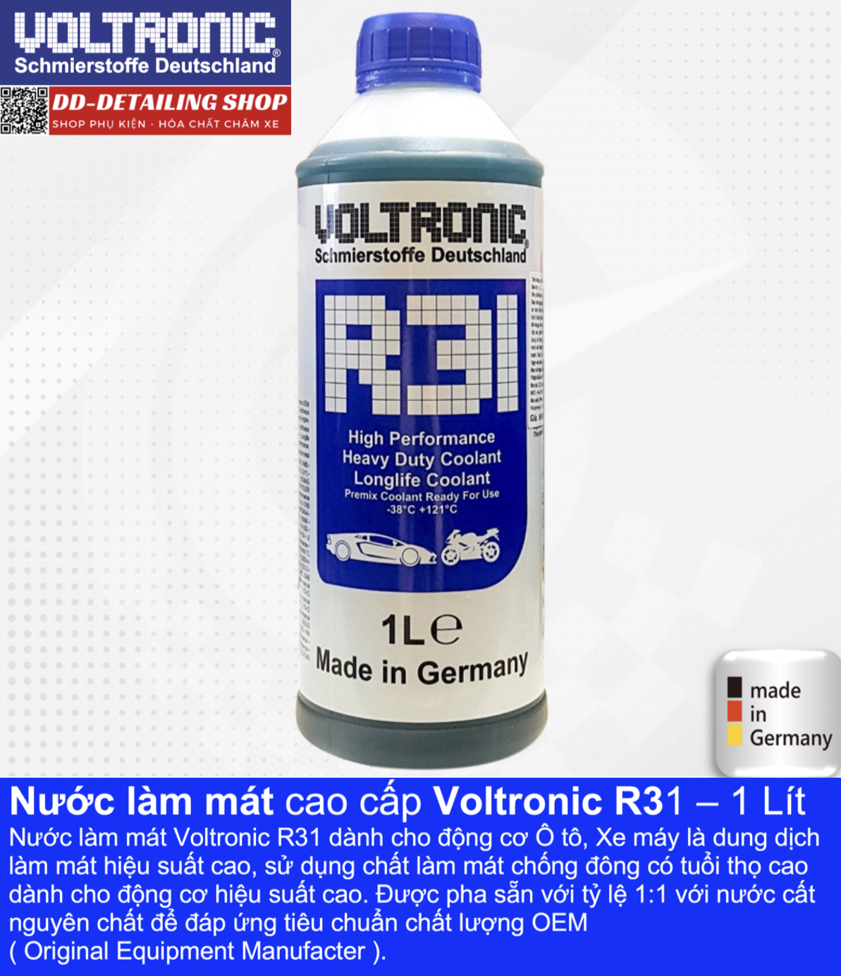 Nước làm mát Voltronic R31 – 1L