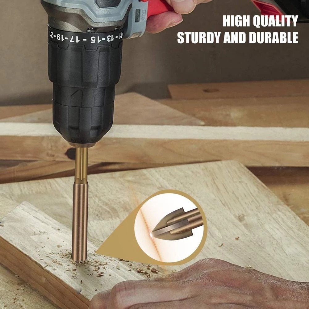 Hometool Efficient Universal Drilling Tool Multifunctional Cross Alloy Drill Bit 3-12mm For Electric Drill