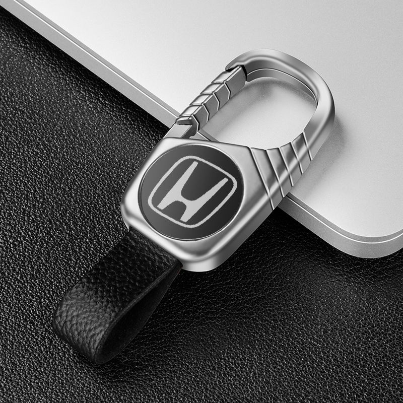 Men's Key Chain Waist Hanging Leather Belt Car Key Chain Anti-loss Simple Car Key Chain Car Key Holder