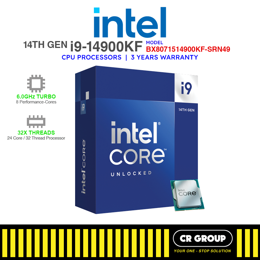 Intel Core i9 Processors (14th gen) -  i9-14900K/14900KF/14900/14900F/14900KS (3Yrs Intel Warranty) | Lazada  Singapore
