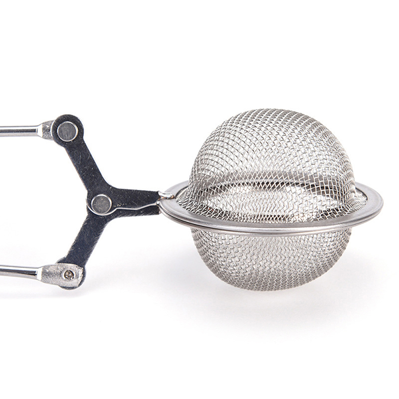 Tea Infuser Stainless Steel Sphere Mesh Tea Strainer Coffee Herb Spice Filter Diffuser Handle Tea Ball Match Tea Bags