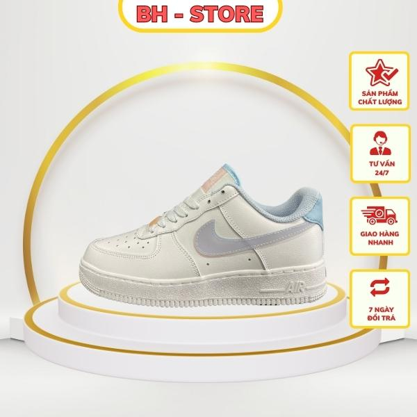 Giày Sneaker AF1 (Gót Xanh) Cao Cấp
