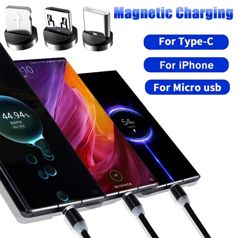 Cáp sạc USB 3A Sạc nhanh USB Micro Loại C Cáp sạc dữ liệu tương thích với iPhone Xiaomi Samsung