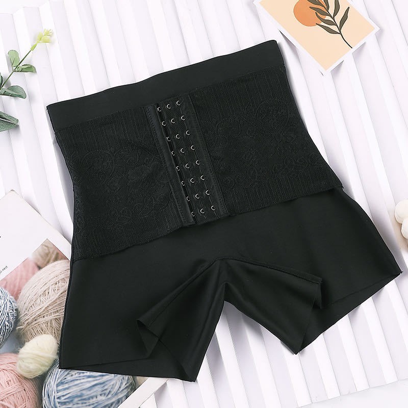 Quần gen nịt bụng su lụa móc cài trước
