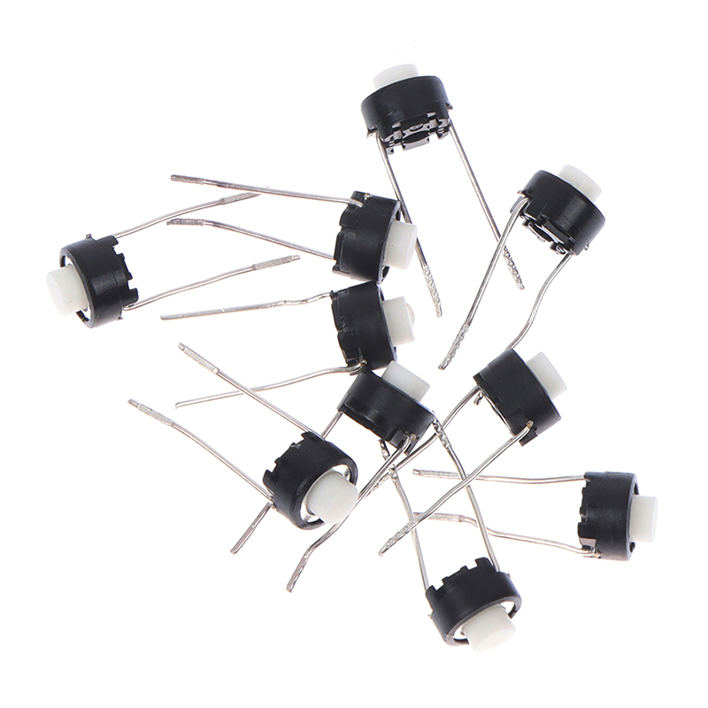 Family Flower Flash Sale 10pcs 6*6*5mm Touch switch button DIP Tactile Tact Push Button Micro Switch