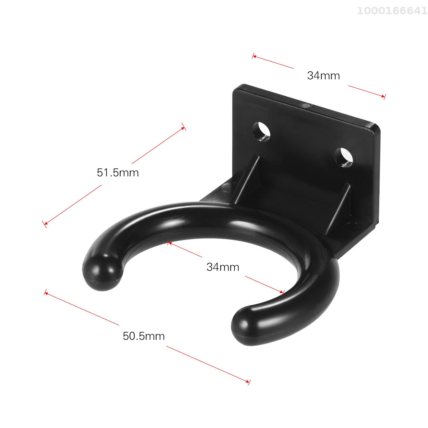 Motospeed móc áo mic-rô không dây mic gắn tường móc giữ kẹp vật liệu nhựa đen