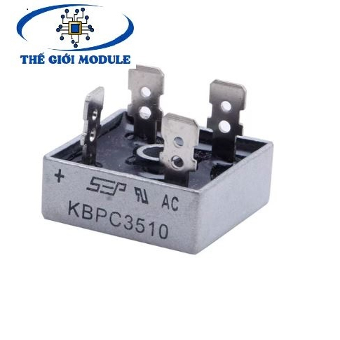 [Rẻ vô địch] [Có sẵn] Diode cầu KBPC3510 35A 1000V - thegioimodule
