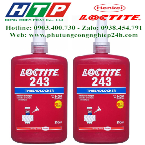 Keo dán khoá ren 243 loại 50ml