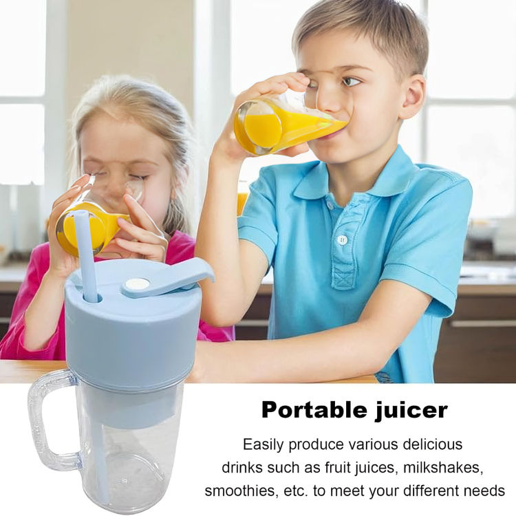 🍌🥤 Mini Juicer Blender with USB Charging | Fresh Juice Maker for Daily Use 🍍🍓