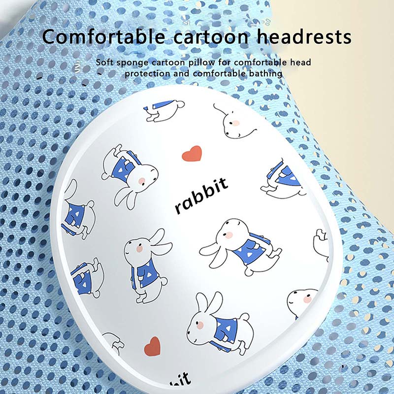 Baby Bath Support Comfortable Anti Slip Newborn Bath Net Infant Shower Tub Seat Rack for Toddler
