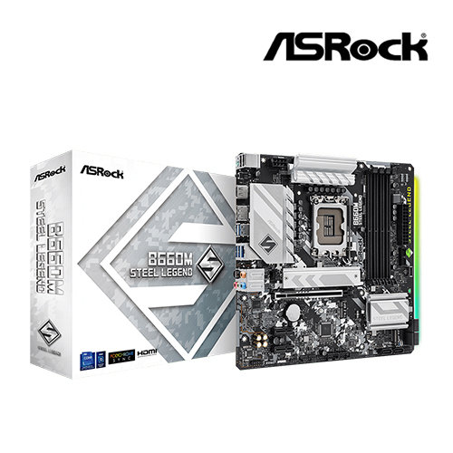 ASROCK B660M Steel Legend Motherboard Intel B660 (LGA1700