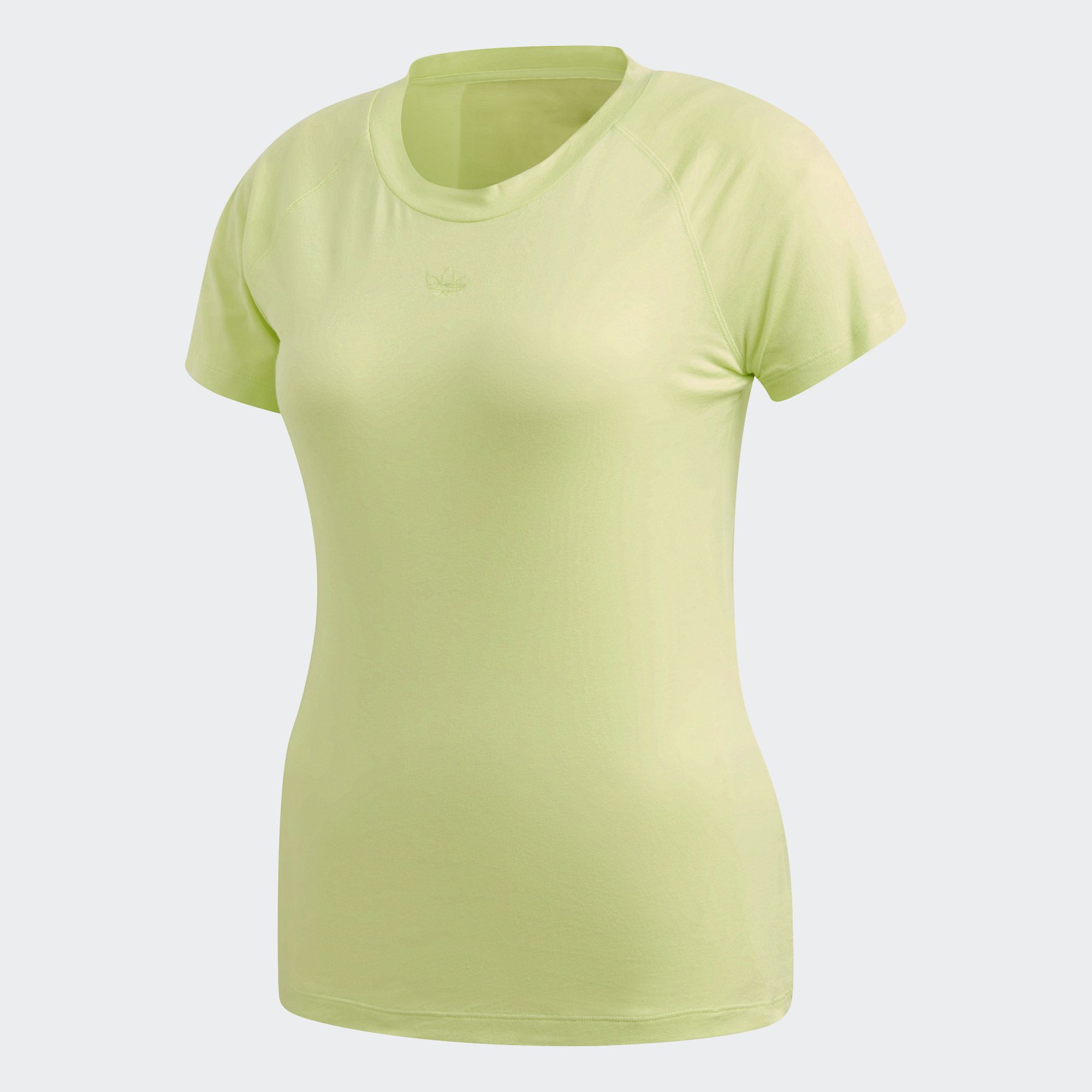 Adidas ORIGINALS Tee Women Yellow FM1971 | Lazada Singapore