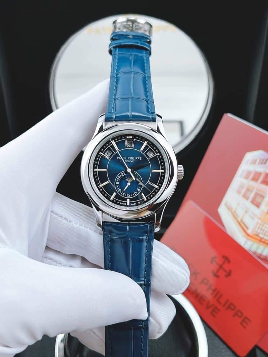 [Mua 1 Tặng 1] Đồng hồ nam cao cấp đồng hồ namPaek philipe Geneve P5888 -máy cơ-dây da-size 40mm-Full Box-Luxury diamond watch- [ Thu cũ đổi mới ] thumbnail
