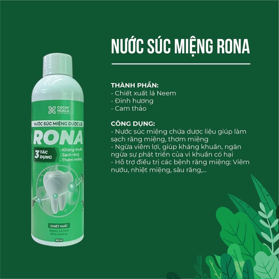 Nước Súc Miệng RONA