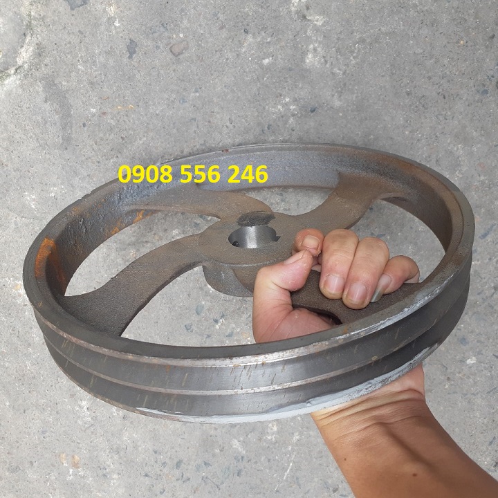Puly 25 phân cốt 20mm 2 rãnh b