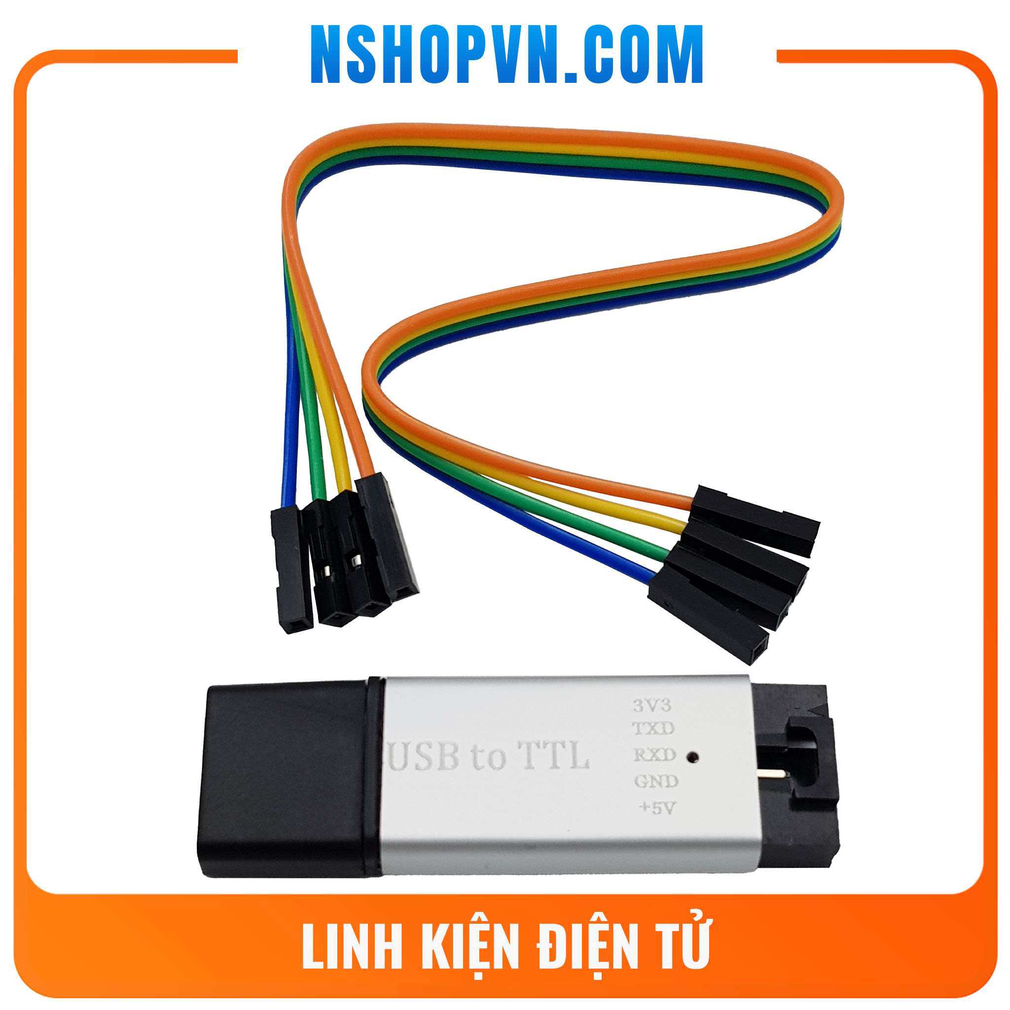 USB to TTL CP2102 vỏ nhôm