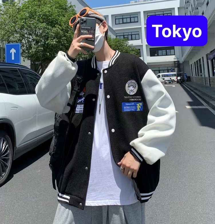 ÁO KHOÁC BOMBER CHỐNG NẮNG LOGO EM BÉ NAM NỮ VẢI NỈ CAO CẤP PHONG CÁCH BÓNG CHÀY THỜI TRANG SIÊU HOT 2023 SANG CHẢNH - TOKYO FASHION