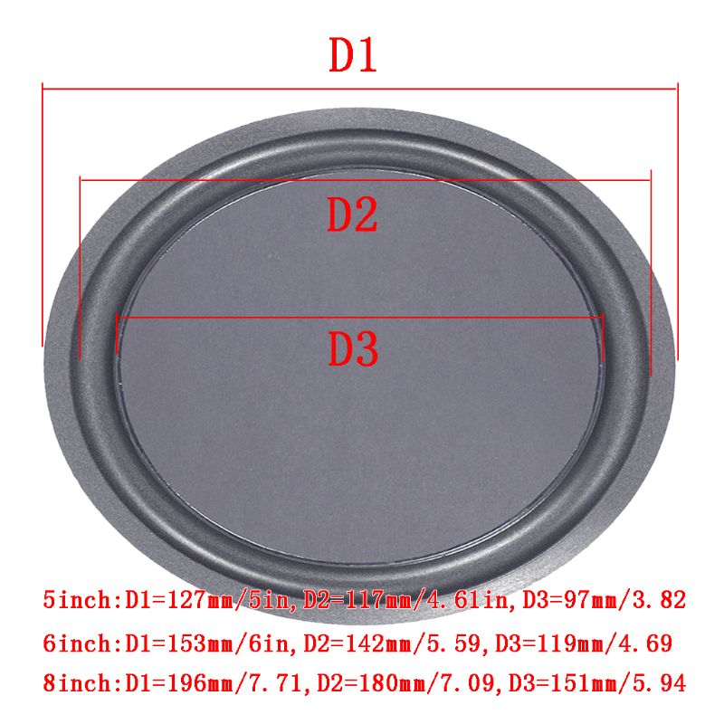 【Exclusive Limited Edition】 2pcs Speaker Passive Radiator 5/6.5/8" Sponge Diaphragm Auxiliary.