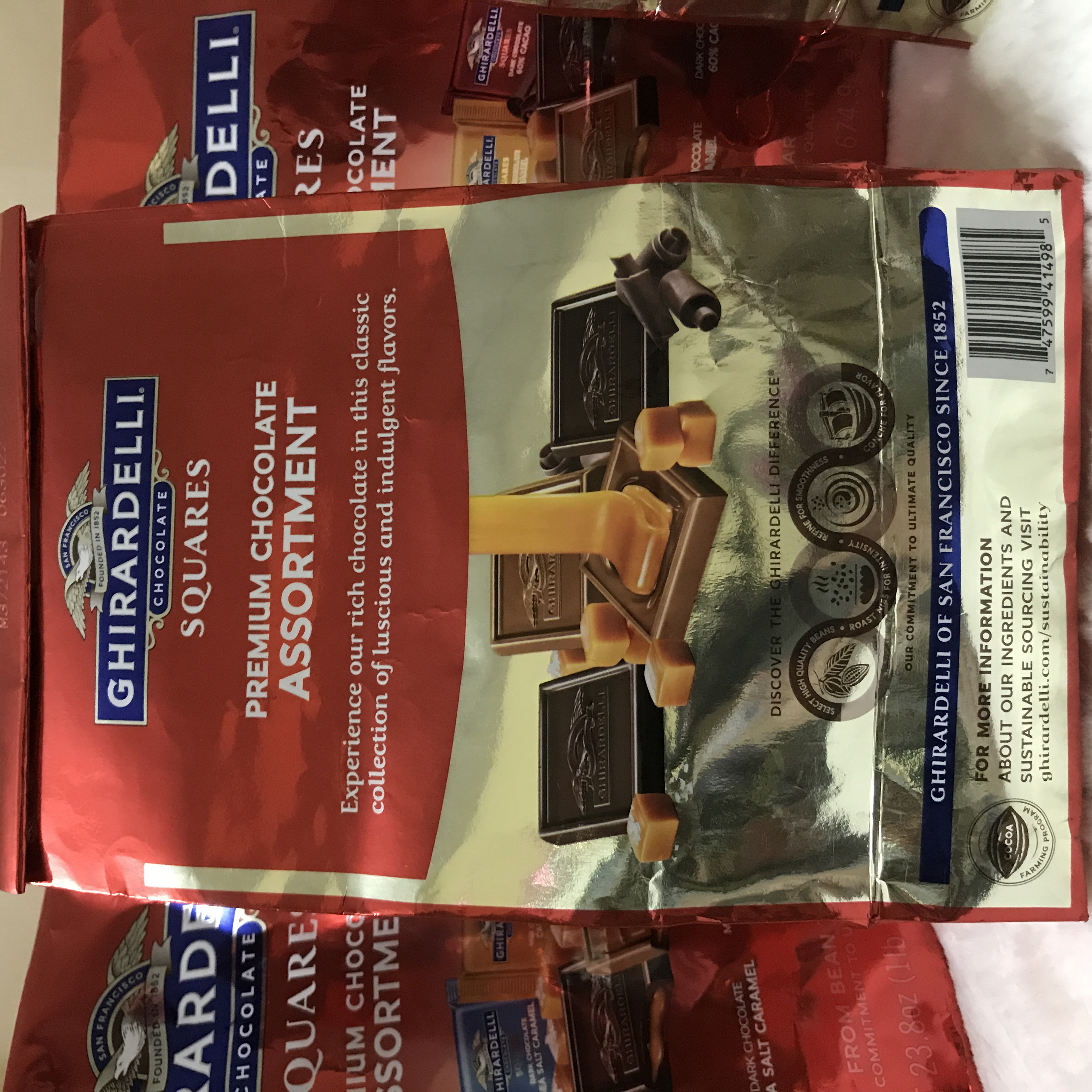 Socola GHIRARDELLI SQUARES Chocolate
