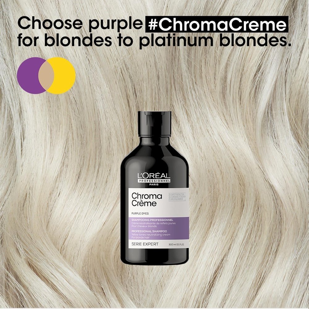Dầu gội khử vàng L'oreal Chroma Creme Purple Dyes