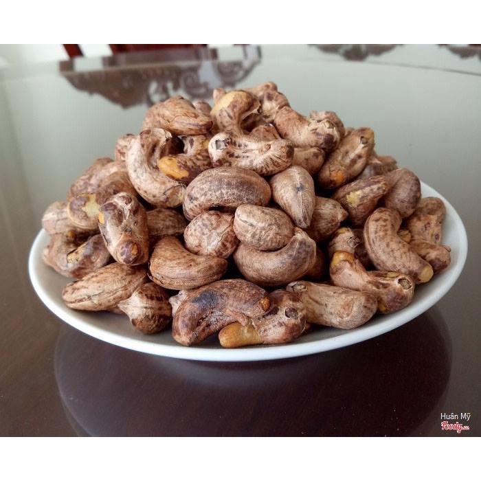 Hạt Điều Rang Tỏi Ớt Hũ 500gram