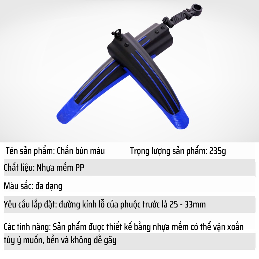 Dè chắn bùn xe đạp thể thao sọc CB-02
