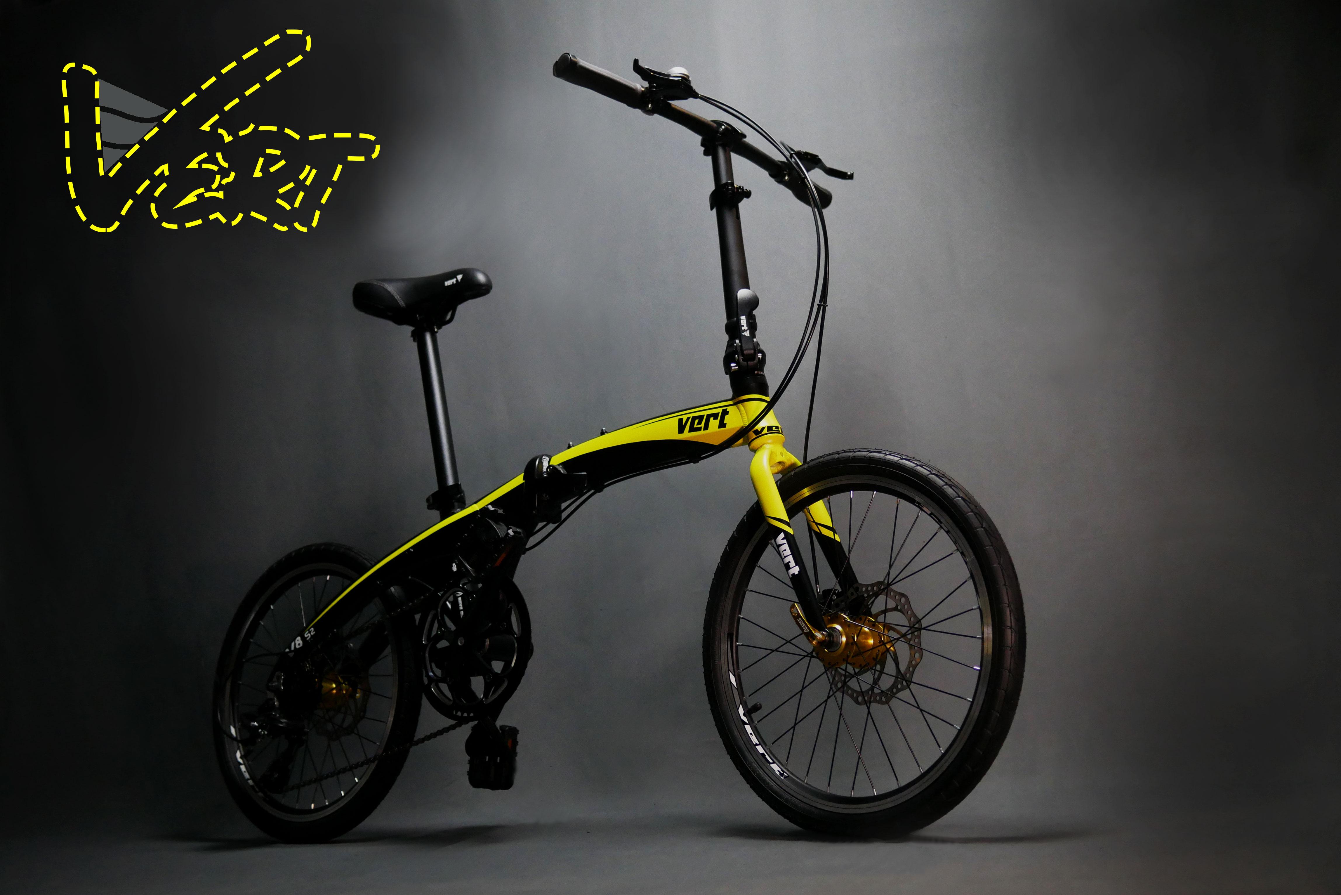 vert foldable bicycle